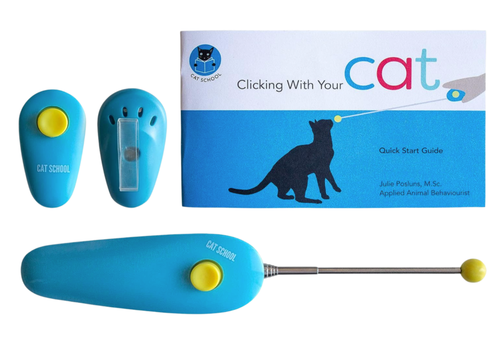 Cat School clicker training kit